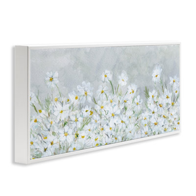 «Subtle Brushed Daisies», estampe numérique encadrée par Patti Bishop