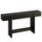 Modern fluted wood console table with storage -1580444498