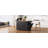 Fluted Kitchen Island With Trash Can Storage Cabinet, Power Outlet, Internal Storage Rack, Rolling Kitchen Islands On 5 Wheels With 3 Drawer, 3 Open Side Racks For 10 Gallon Garbage Bin-831878942