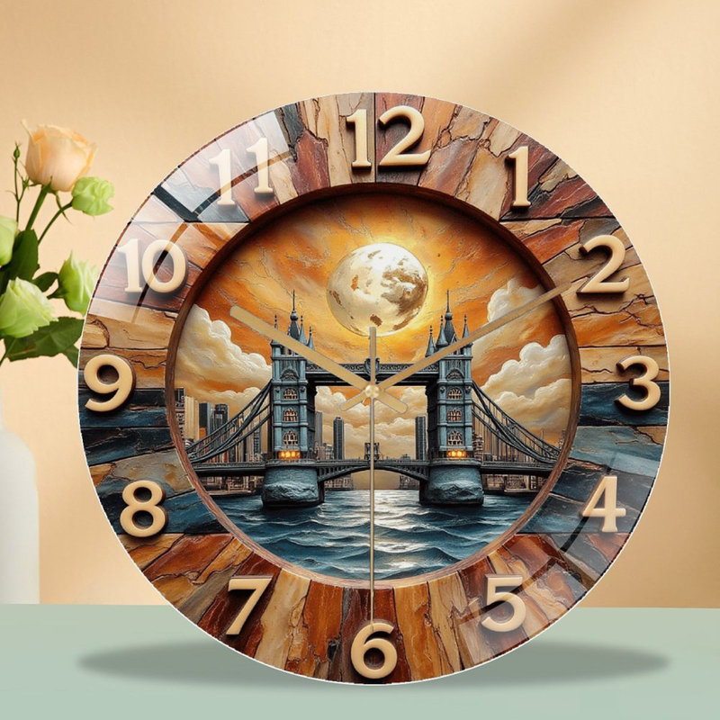 Horloge murale 12 po London