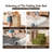 Nathasa Bean Bag Soft Sleeper Chair With Pillow, Foldable Compression Mattress With Back Support-1656478957