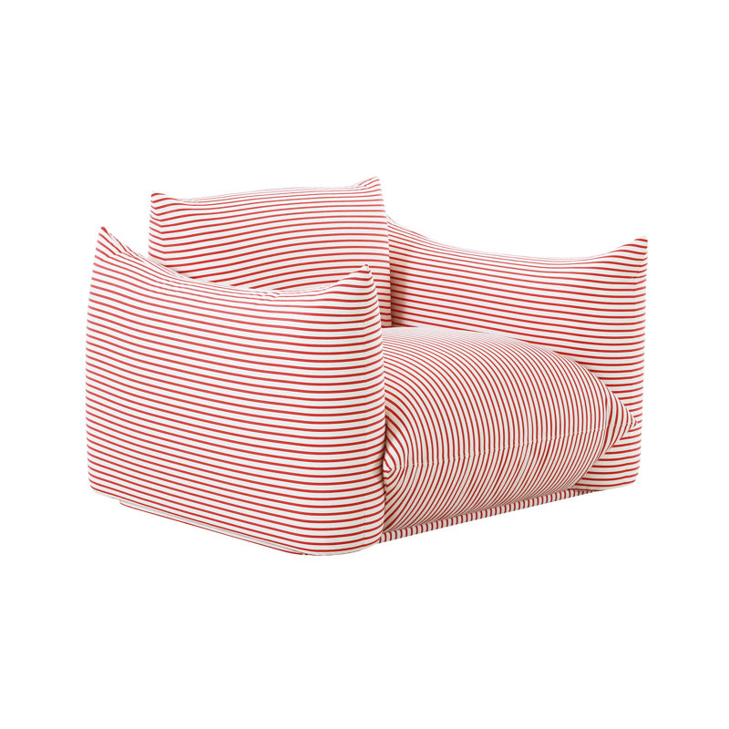Saint-Tropez-Outdoor-Chair-UK Upholstered Armchair, Red