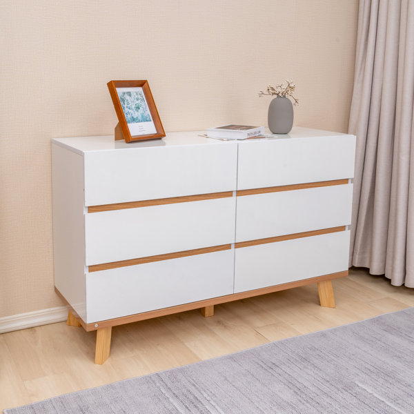 George Oliver Fattal 6 - Drawer Dresser & Reviews | Wayfair