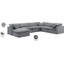Ensemble modulaire de coin en velours 7 pièces Itala-94482571