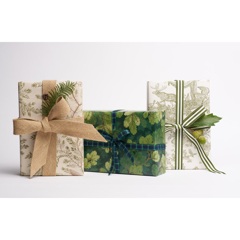Western Toile Wrapping Paper
