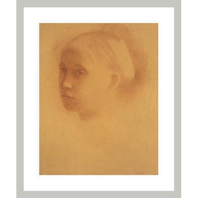 Marguerite Degas Enfant by Edgar Degas -Framed Giclee Print