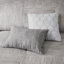 Édredon gris à imprimé croisé, 7 pièces, très grand, coussins décoratifs modernes gris, matériau-118650023-118650024