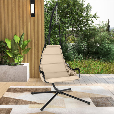 Saley Hanging Chair with Stand