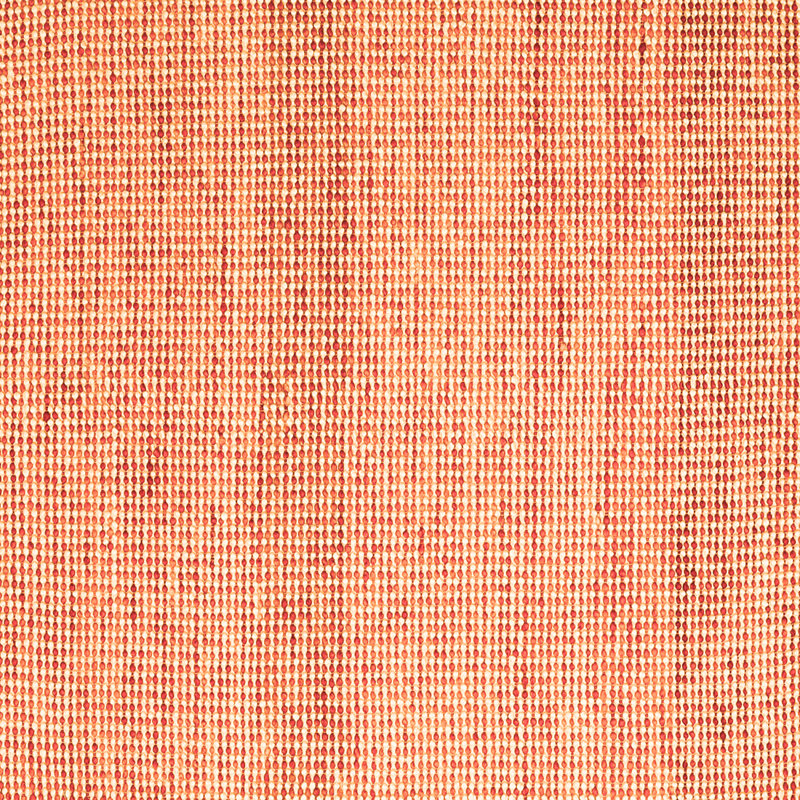 Tapis rose en chenille tissé à la machine Shamblin, Carré 3 pi