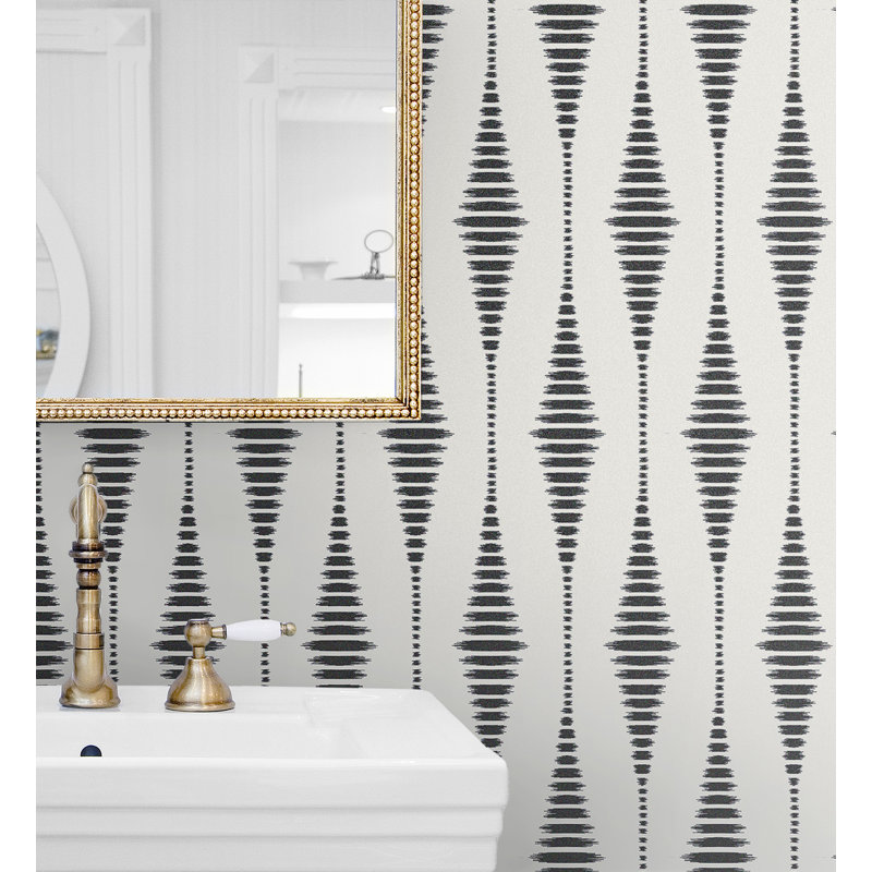 Rouleau de papier peint L 33 pi x l 20,9 po Aulea, Nickel / galaxie