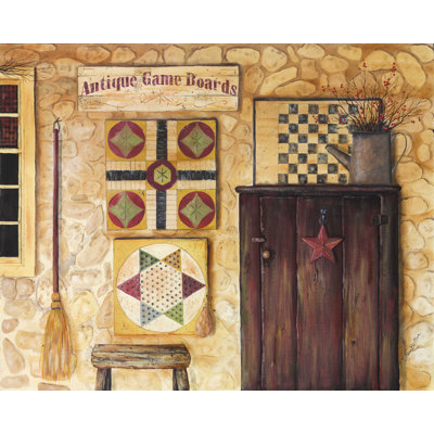 " Antique Game Boards " by Pam Britton