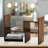 Natural Wood Tone Desktop Bookshelf, Manufactured Wood Desk Organizer for Office & Dorm-1024306709