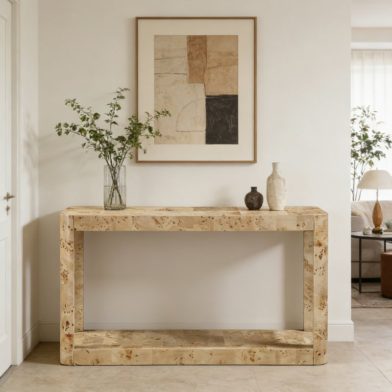Console américaine de style américain, H 30,7 po x l 47,2 po x P 15,7 po