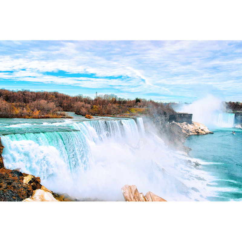 Moraine Niagara Falls, USA by RomanBabakin - Wrapped Canvas Print, 30cm H x 46cm W x 3.8cm D