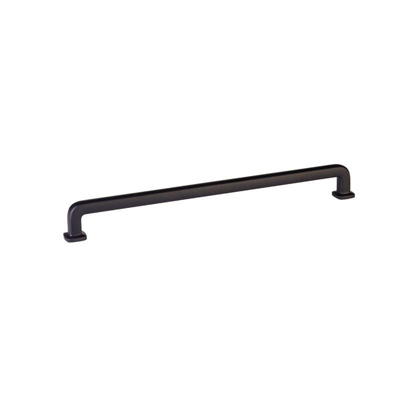 Poignée d'armoire Emtek Westridge, Dos plat, 10"