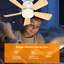 Skylan 45cm 5 - Blade E27 Socket Ceiling Fan with LED Light and Remote-123721825