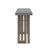 Uniquely Designed Oak Veneer Console Table With Distinctive Side Shapes-119412006