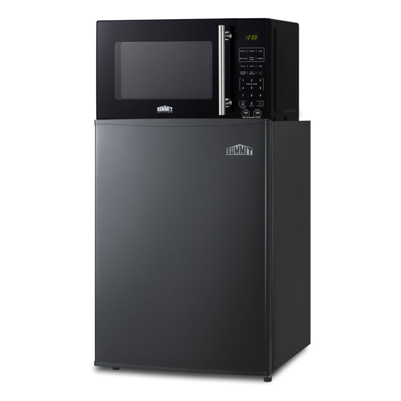 Summit Appliance 2.4 Cubic Feet Freestanding Mini Fridge with Microwave