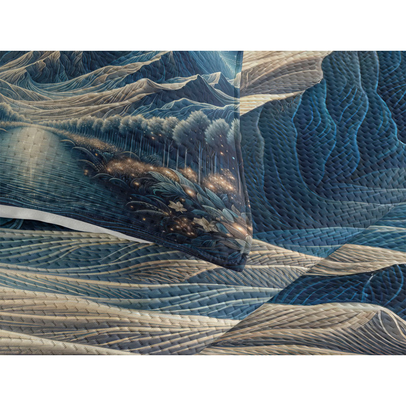 Polyester Coverlet, King Coverlet + 2 Standard Shams