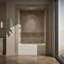 Underscore® 60" x 30" Rectangular Alcove Soaking Bathtub with Slotted Overflow and Integral Apron-922588619-922588609