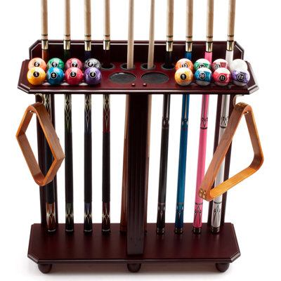 Support pour 10 queues de billard