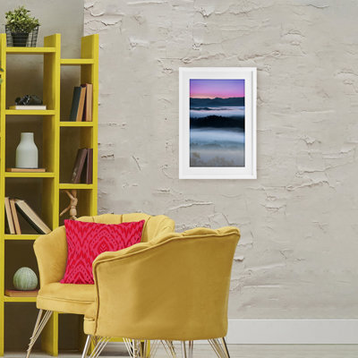 «Smoky Mountain Fog», reproduction sous verre encadrée, design par Jared Kreiss