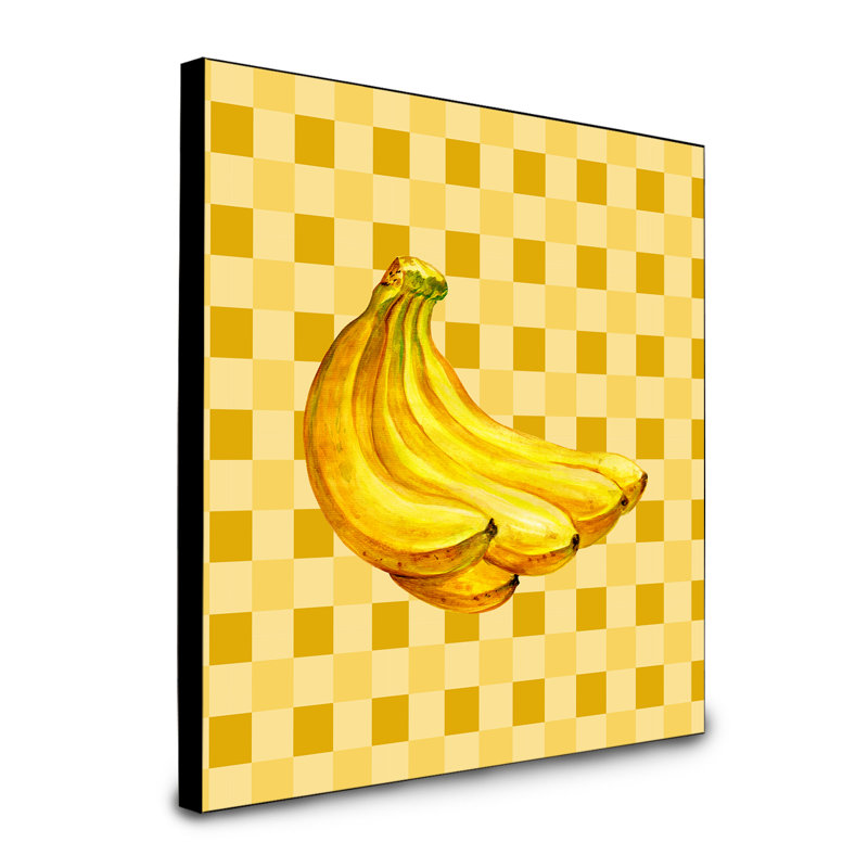 Panneau mural banana bouquet on basketweave Eloisa