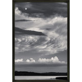 Island Lake Moon By Peter Dušek - Framed Wall Art
