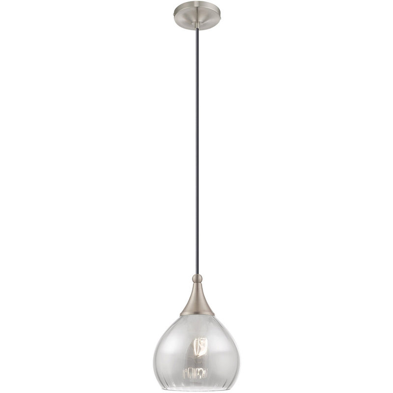Luminaire suspendu en forme de dôme à 1 lumière Wander