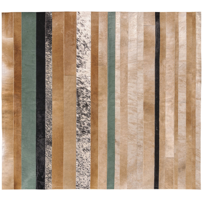 Geometric Area Rug in Beige