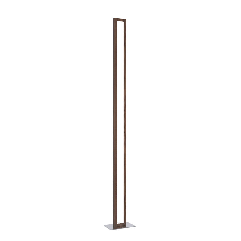 Frame 62.4'' LED Column Floor Lamp, American Walnut
