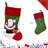 17.5" Embroidered Christmas Stocking Set