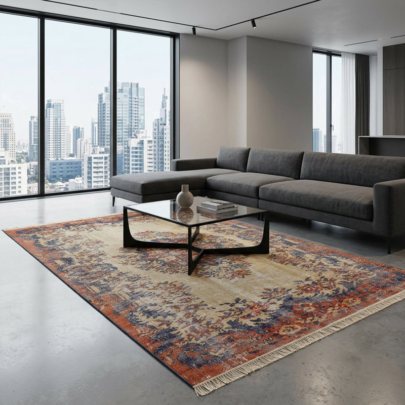 Tapis terre cuite 5 pi x 8 pi Legacy