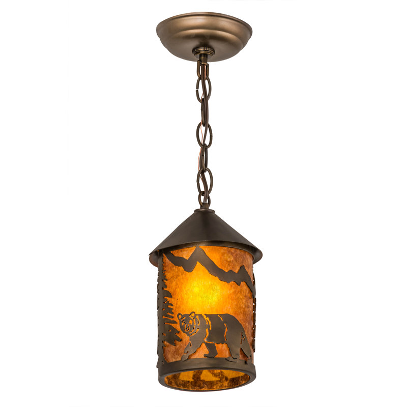 Luminaire suspendu cylindrique 1 lumières Ewalt