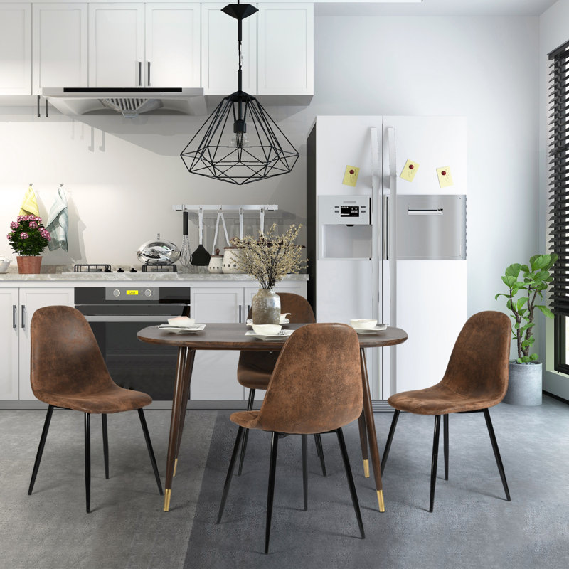 Albieri Oval Metal Base Dining Table, 75 x 120 x 80cm