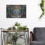 Bungalow Rose «Evolution» par Pierre Gavidia, art mural en métal-650714484