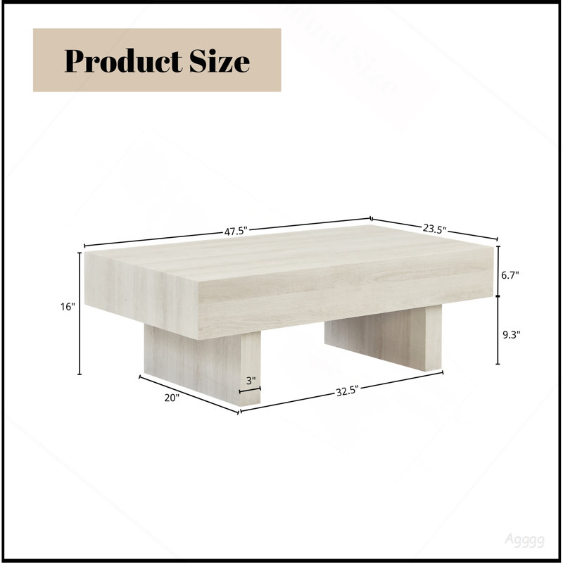 Ensemble Athènes 3 pièces : table basse moderne d'appoint et deux tables basses.