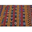 Tapis turc Kilim fabriqué à la main en orange vif parfait pour la cuisine ou le couloir