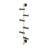 Metal Wall 6 - Hook Coat Rack