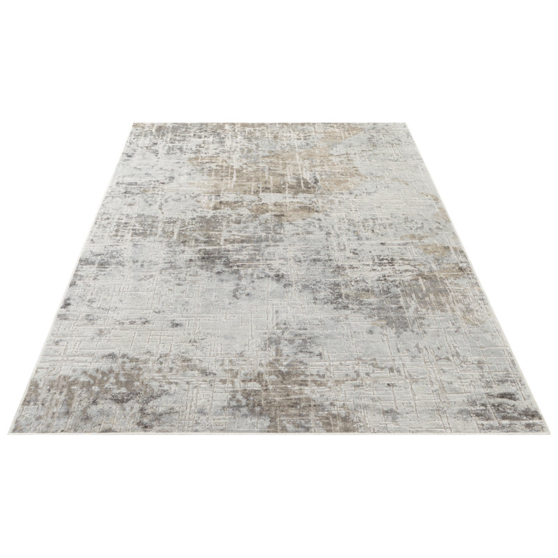 Chameis Machine Woven Beige Indoor Rug, Rectangle 200 x 290cm
