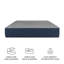 Matelas en mousse viscoélastique gélifiée Dreamfoam Bedding-114142899-114142902