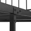 Structure de lit plateforme en métal pleine grandeur avec tête de lit et sommier tapissier non requis pour un repos apaisant, rêve serein nécessaire