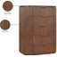 Commode en bois massif et placage Iyona-1150483006