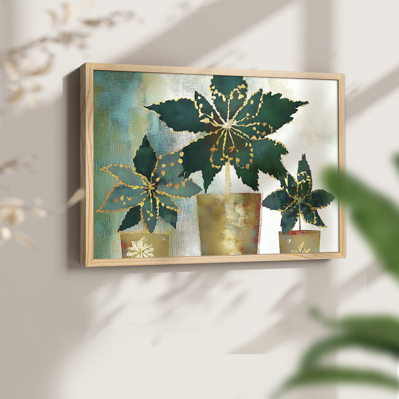 Chirstmas Art-CCLXXIX -Framed Print - Restickable, H 11 po x l 14 po, Naturel