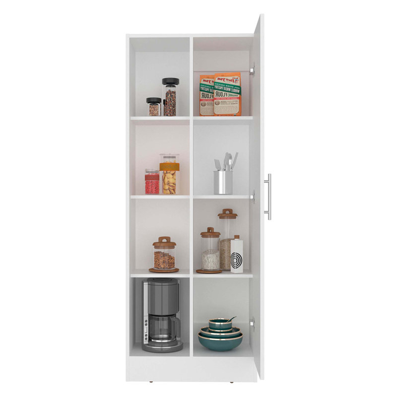 Garde-manger blanc à 1 porte