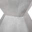 Support extérieur d'extérieur en béton, design minimaliste et attrayant, sans assemblage, côté léger, pratique,