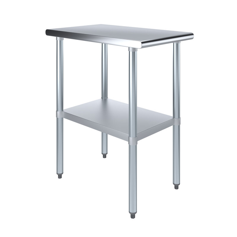 Stainless Steel Top Workbench, 35" H x 18" W x 30" D