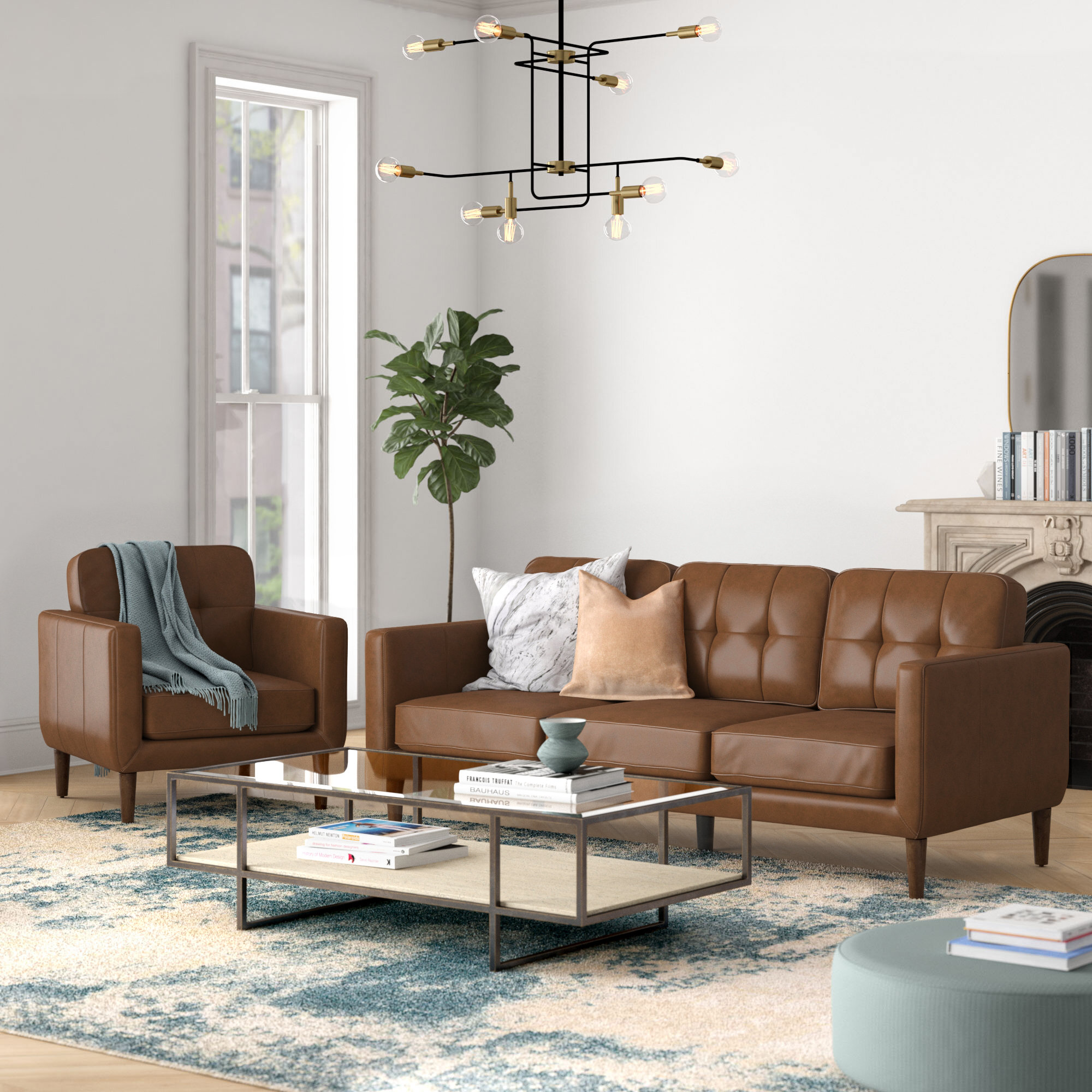 Wade Logan® Amarrah 2 - Piece Living Room Set | Wayfair