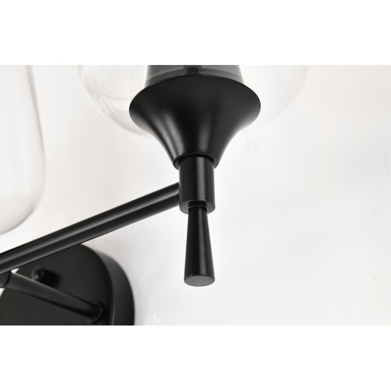 Enmanuel 3 - Light Dimmable Vanity Light, Matte Black
