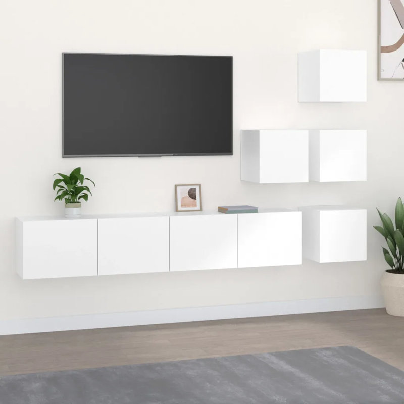 Konya TV Stand for TVs up to 32", White